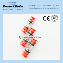 Transparent Couplers and Plugs for Fiber Cables